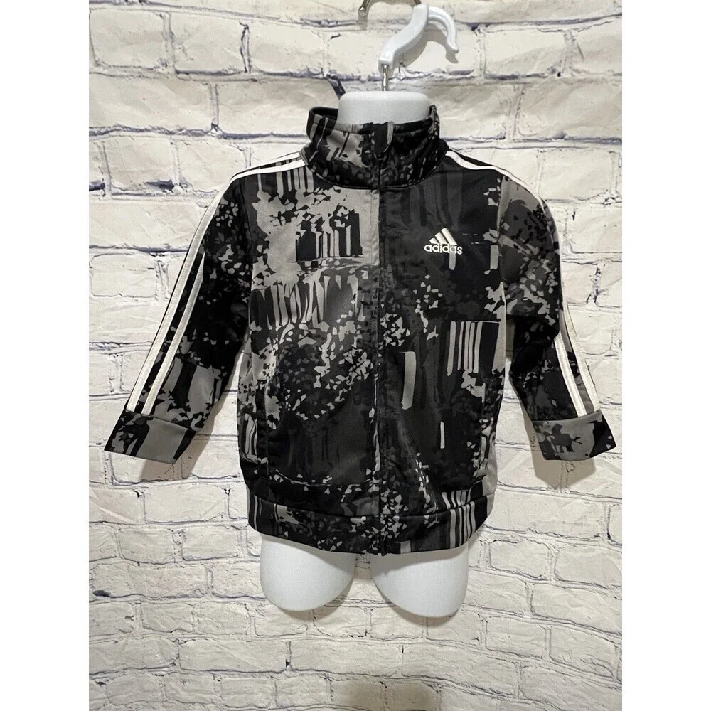 Toddler Boy adidas Camo Track Jacket Size 18 Months